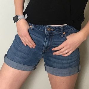 Denim shorts